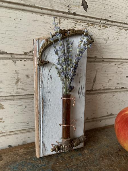 Tiny antique bottle wall vase picture
