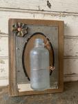 Signed Wall vase, antique paper #29