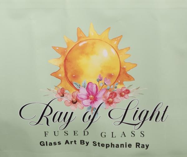 Ray of Light Fused Glass