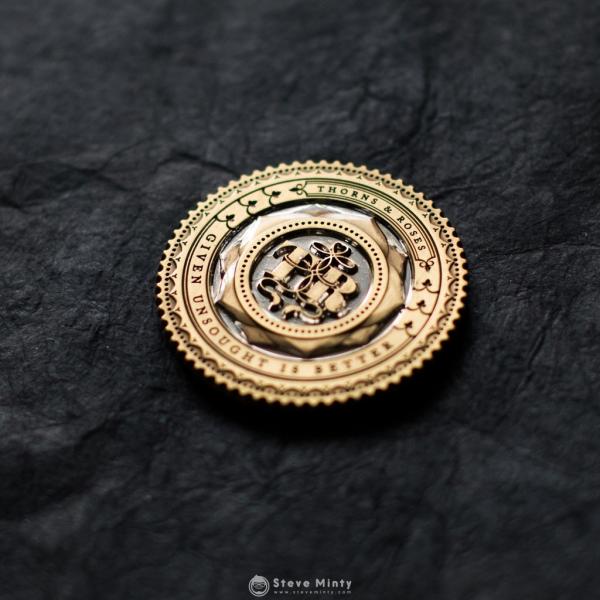 Roses Metal Coin picture