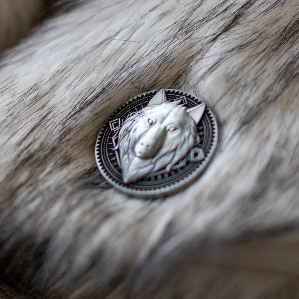 Ascension Silver Wolves Metal Coin