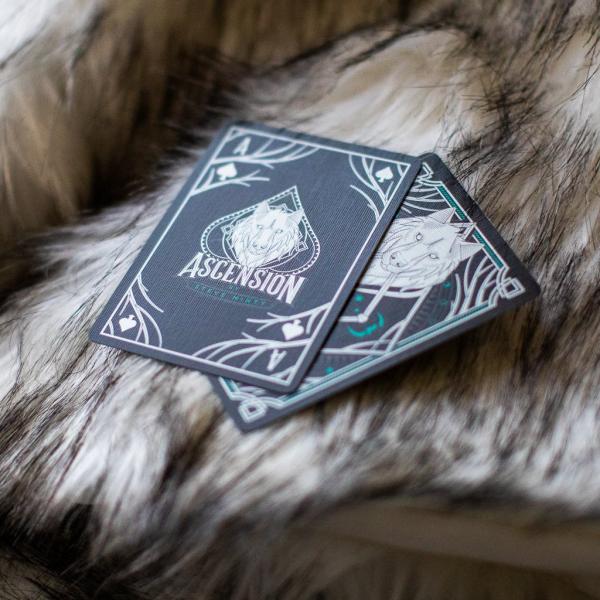 Ascension Silver Wolves Playing Cards picture