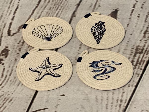 Sea Shell Coaster & Holder picture