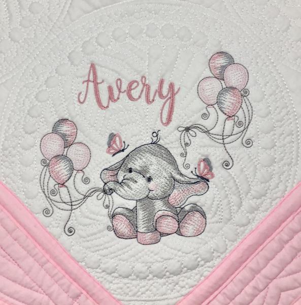 Girl Baby Quilt picture
