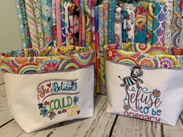 Fun Saying Fabric Bags picture