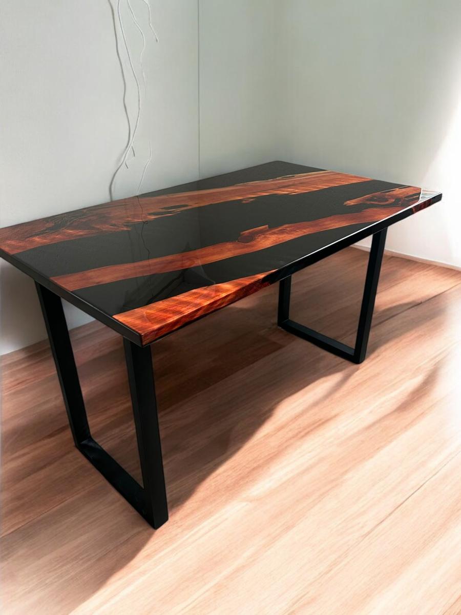 Office table hand crafted glossy finish picture