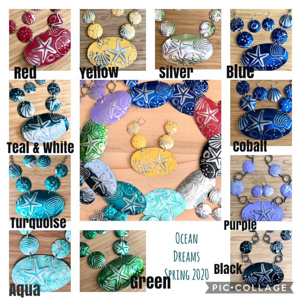 Ocean Dreams -A TTE Designs Signature Necklace & Earrings Set