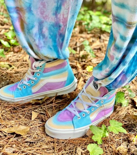 Hipster Tie Dye Vans picture