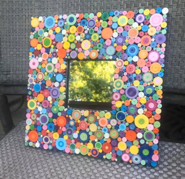 Upcycled Fanciful Mirror #3 picture