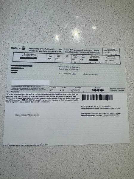 Passport Driver's License Identity Card Resident Permit Working Permit Social Security Number/Card