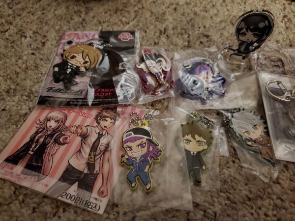 Dangan Ronpa 1- v3 straps, buttons, or Stands Minus Junko, Kokichi, komeda, & chiaki picture