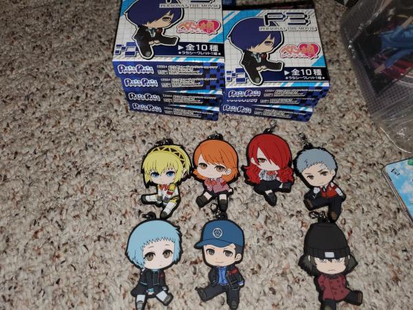 Persona 3 Character straps and stands picture