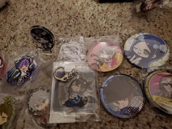 Dangan Ronpa 1- v3 straps, buttons, or Stands Minus Junko, Kokichi, komeda, & chiaki picture