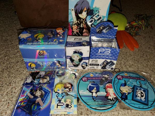 Persona 3 Character straps and stands picture