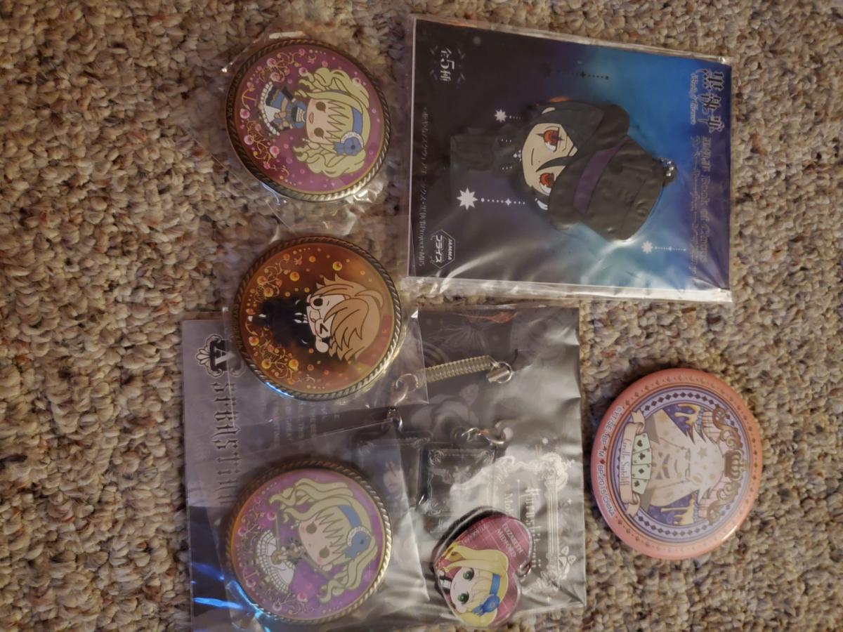 Black Butler straps Griel, Undertaker, Ronald, Sebastian, elizabeth picture