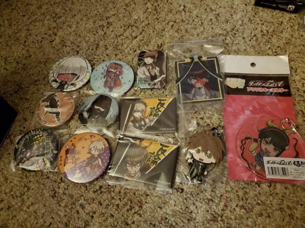 Dangan Ronpa 1- v3 straps, buttons, or Stands Minus Junko, Kokichi, komeda, & chiaki picture