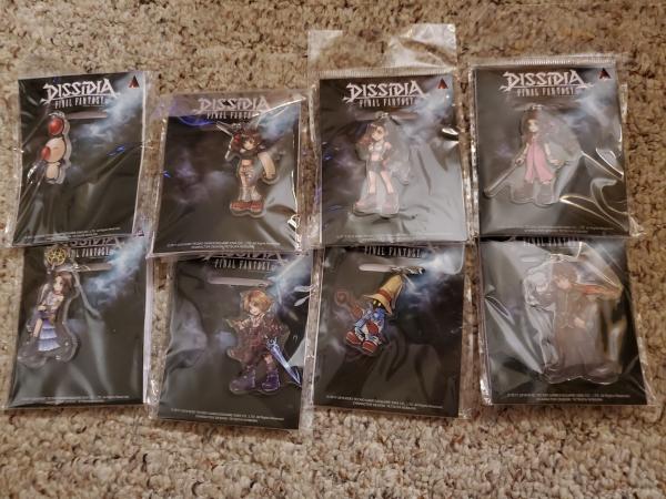 Final Fantasy Straps and mini figures picture