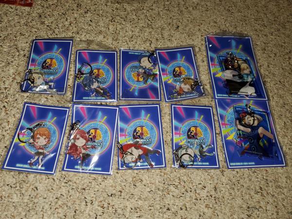 Persona 3 Character straps and stands picture