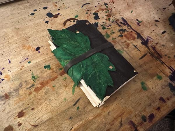 Leather Leaf Journal