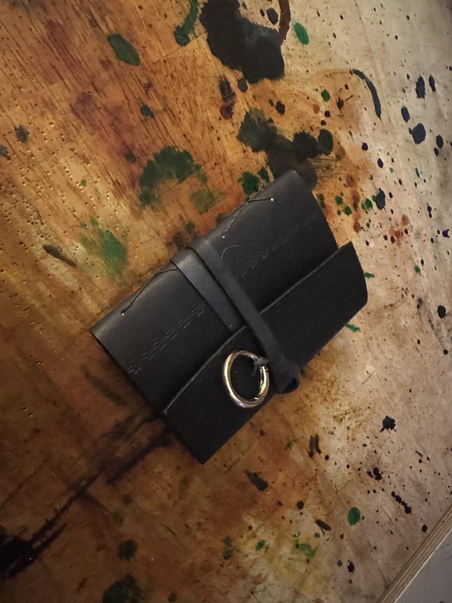 Small Leather Wraparound Journal picture
