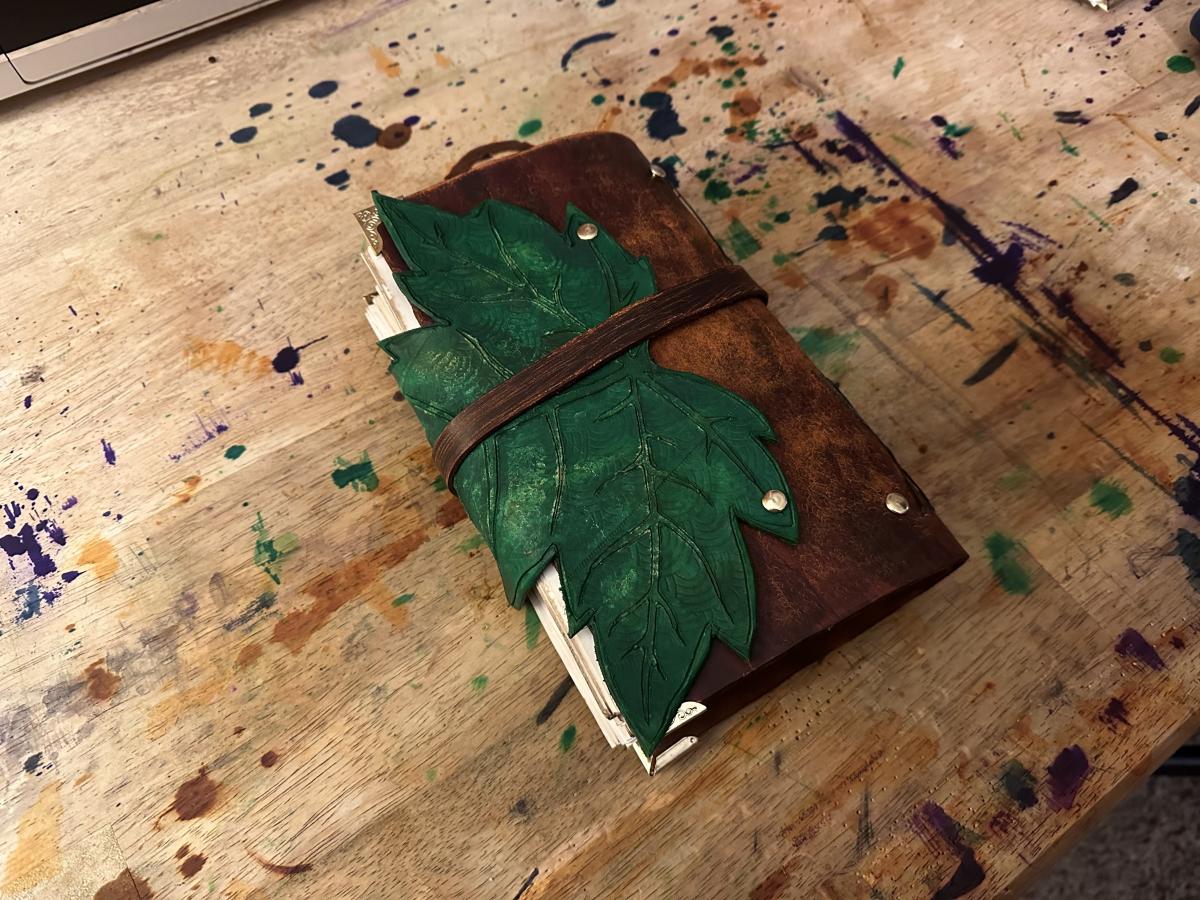 Leather Leaf Journal picture