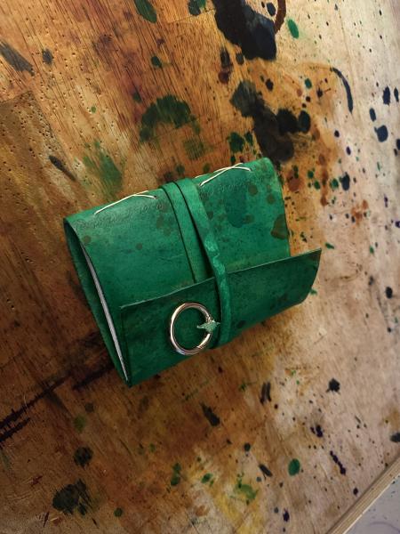 Small Leather Wraparound Journal