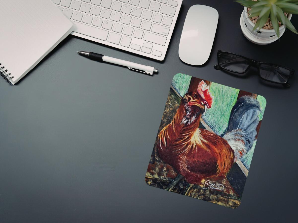 Sandie the Big Red Rooster Mousepad picture