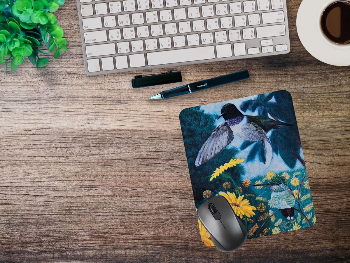 Ollie and Daisy Mousepad picture