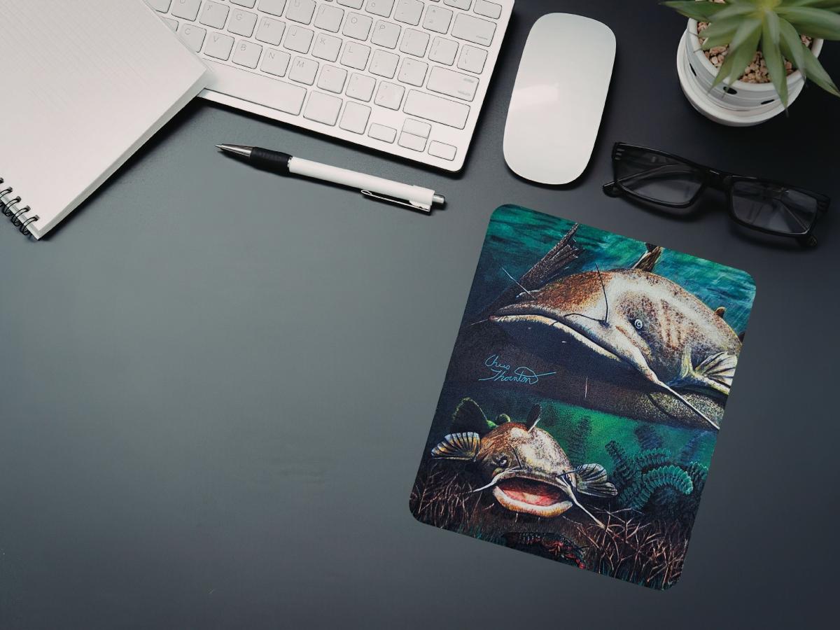 Flathead Frankie and His Little Brother Mousepad picture