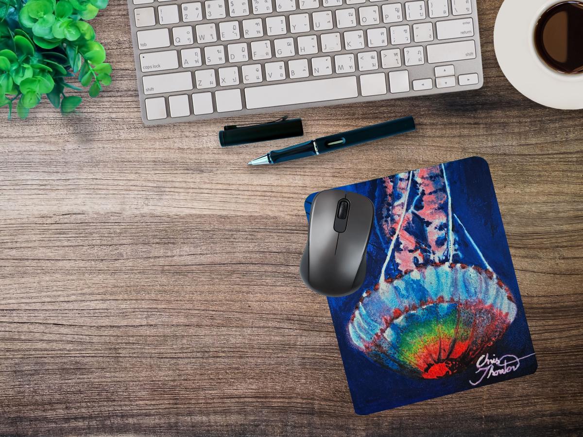 Jellyfish in the Deep Mousepad picture