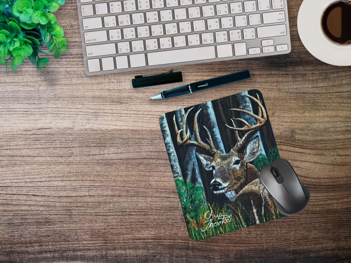 Pap-Paw the White Tail Buck Mousepad picture