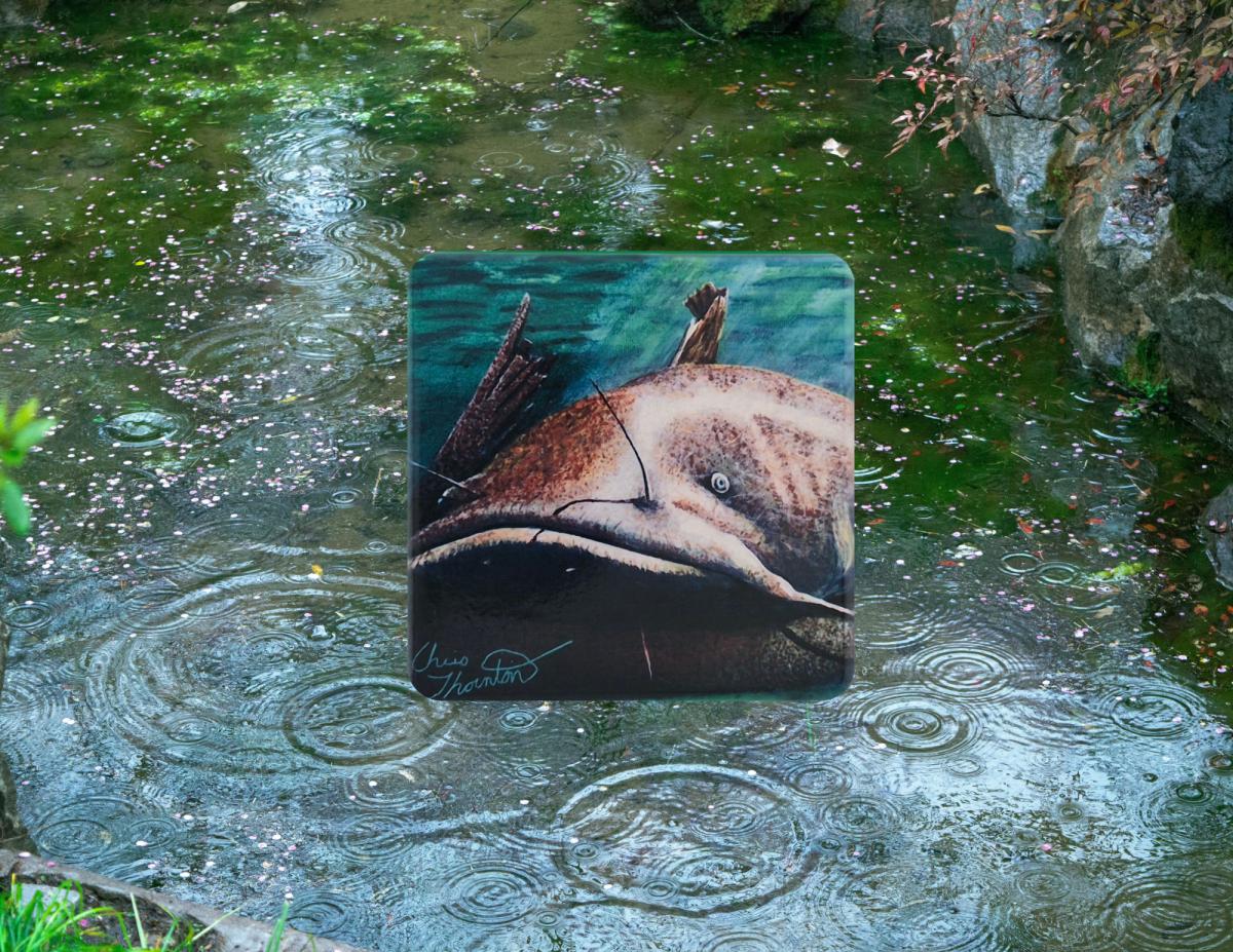 Flathead Frankie Ceramic Coaster picture