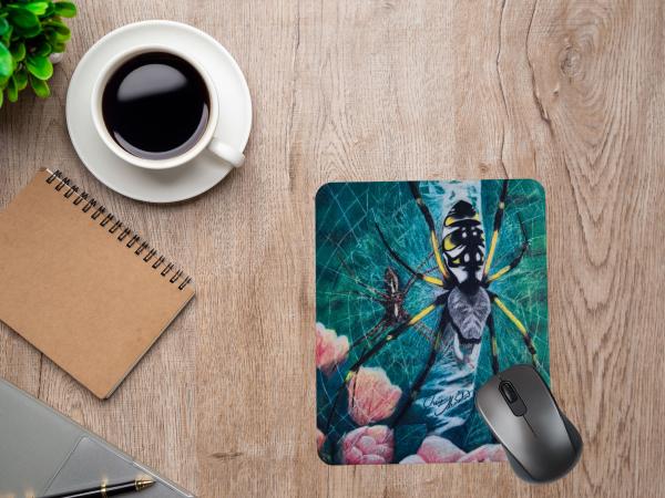 Grace the Garden Spider Mousepad