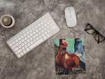 Sandie the Big Red Rooster Mousepad