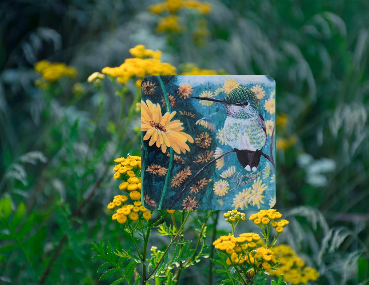 Daisy Ceramic Coaster picture