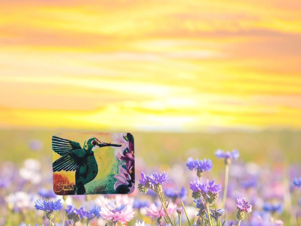 Green Hummingbird Magnet picture