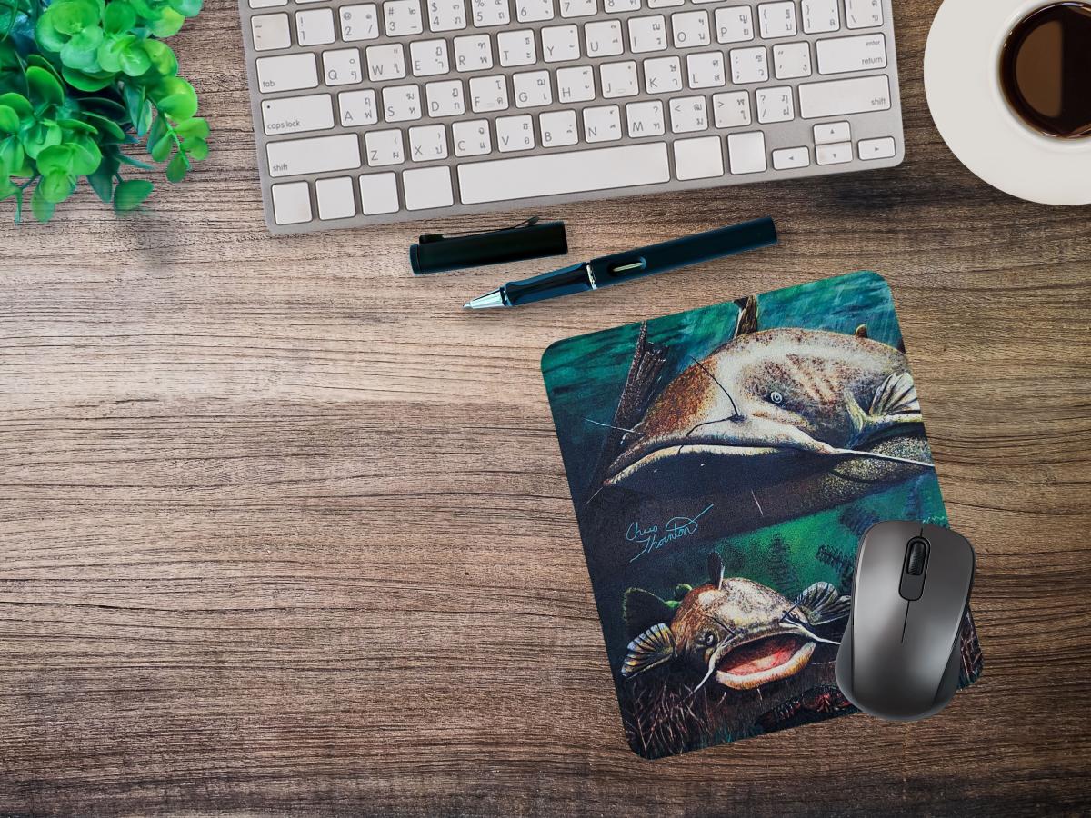 Flathead Frankie and His Little Brother Mousepad picture