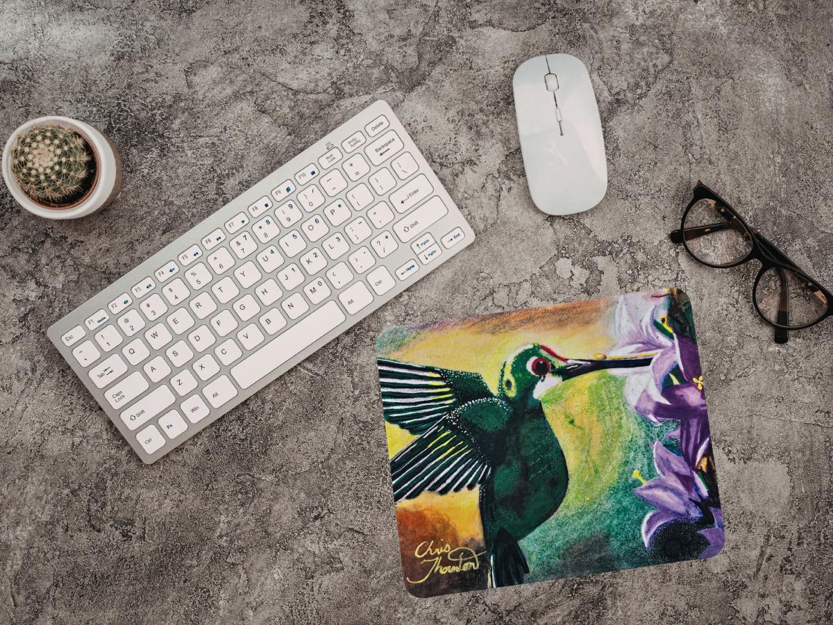 Green Hummingbird Mousepad picture