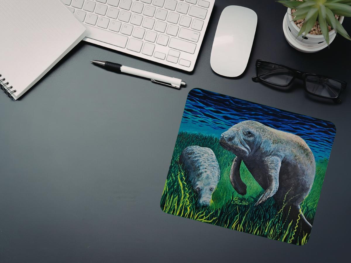 Munching Manatees Mousepad picture