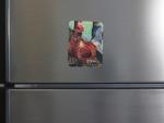 Sandie the Big Red Rooster Magnet