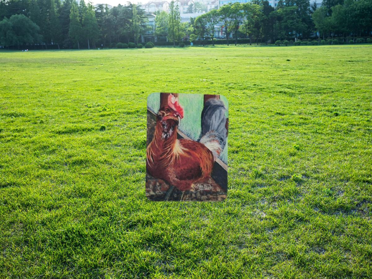 Sandie the Big Red Rooster Magnet picture