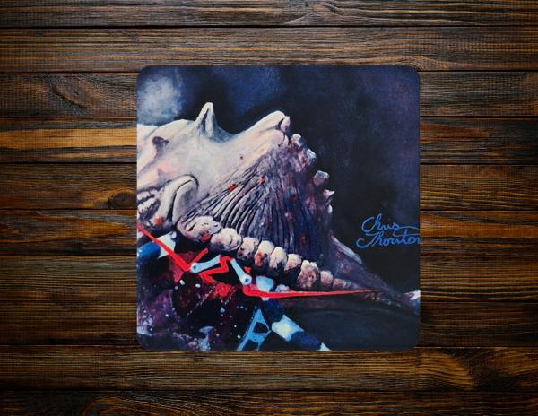 Shelly the Hermit Crab Ceramic Coaster