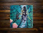 Grace the Garden Spider Ceramic Coaster