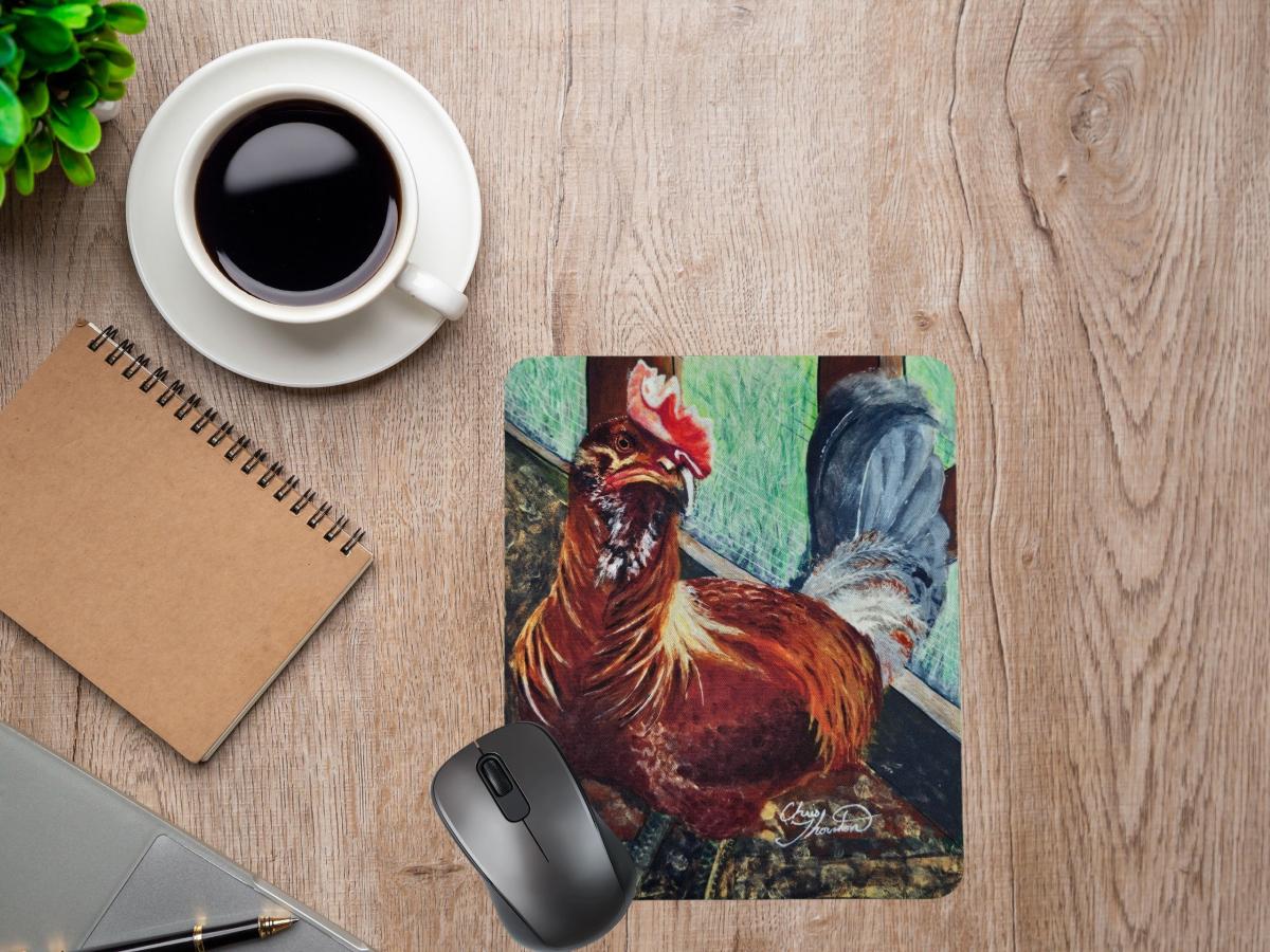 Sandie the Big Red Rooster Mousepad picture