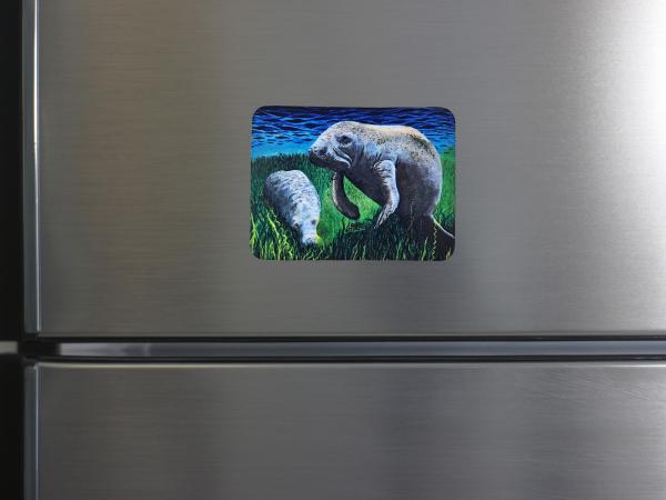 Munching Manatees Magnet
