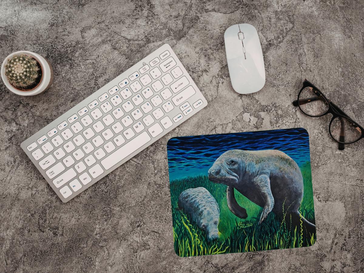 Munching Manatees Mousepad picture