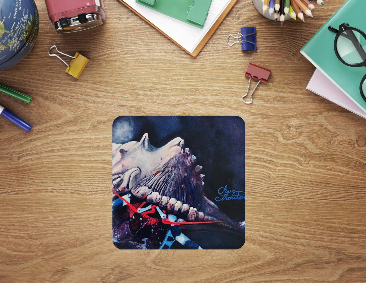 Shelly the Hermit Crab Ceramic Coaster picture