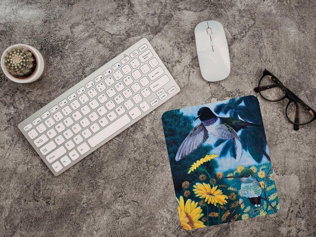 Ollie and Daisy Mousepad picture