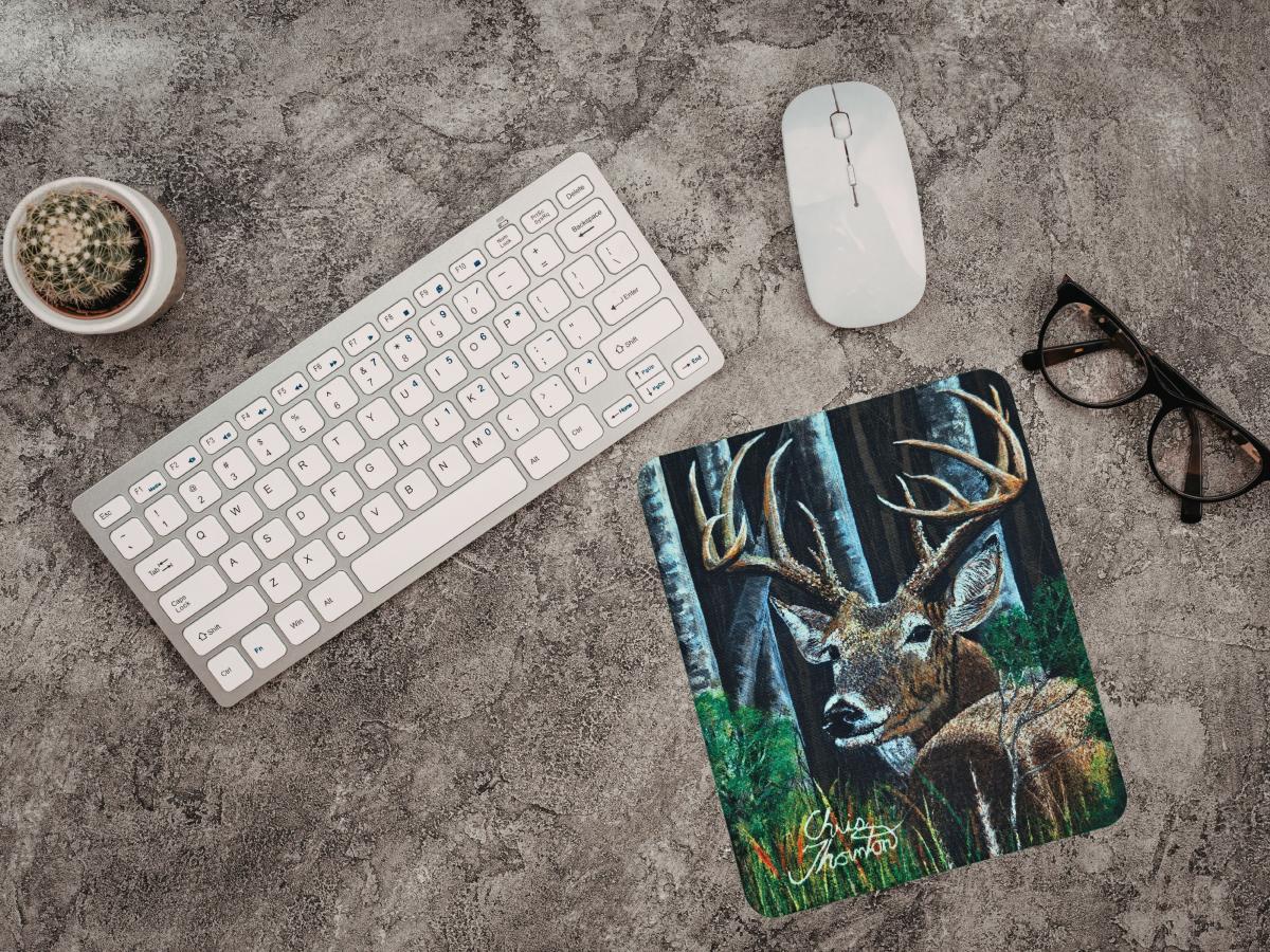 Pap-Paw the White Tail Buck Mousepad picture