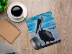 Henrietta the Fairhope Pier Pelican Mousepad